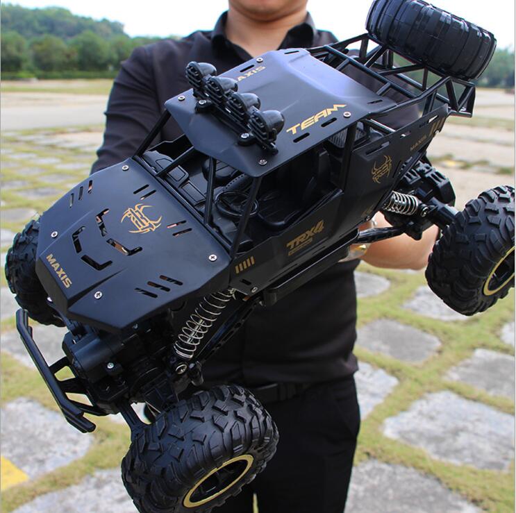 1:12 1:16 4WD RC Autos 2,4G Fernbedienung Modell Buggy High speed Off-Road Fahrzeug klettern Lkw Spielzeug jeeps für Jungen Kinder: 37cm new black