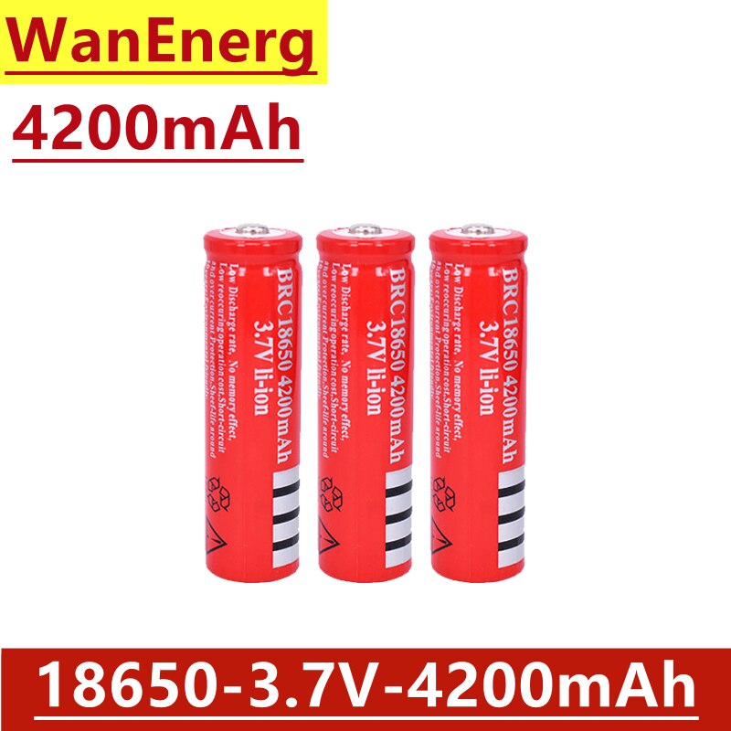 Original 18650 batterie 3,7V 4200mAh wiederaufladbare liion batterie für Led taschenlampe batery litio batteri
