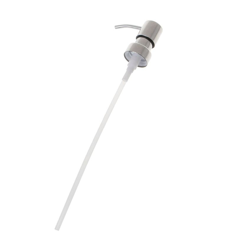 Stainless Steel Soap Dispenser Nozzle 12 OZ Built in Hand Lotion Pump Fitting