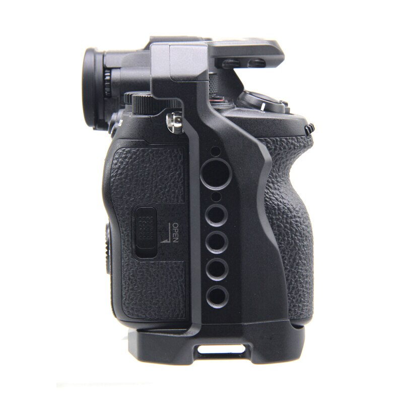 Camera Kooi Full Body Beschermhoes Met Koud Shoe Mount 1/4in Schroef Gaten Voor Sony A7S3 Konijn Kooi camera Accessoire