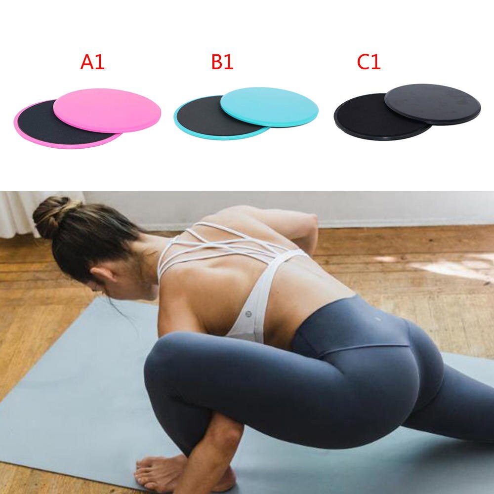 1pc Gym Exercise Sliding Gliding Disc Fitness Plate Yoga Balance Training Pad Coordinate Fitness Plate
