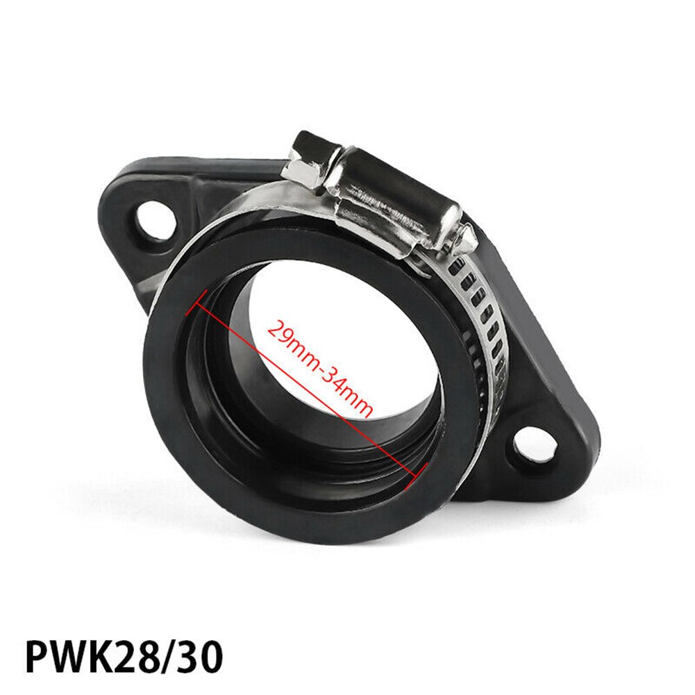 Flänsadapter carb manifold bagage för pwk 28mm 30mm förgasare utv atv motorcykel terrängfordon fyrhjulig motorcykel