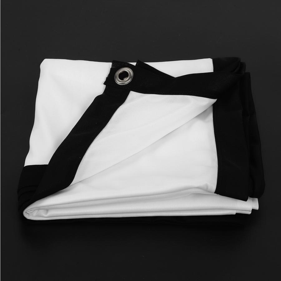 40/60/72/84/100/120inch 16:9 Thicken Portable Projector Screen 3D HD Projection Movies Screen Soft for Home outdoor camping