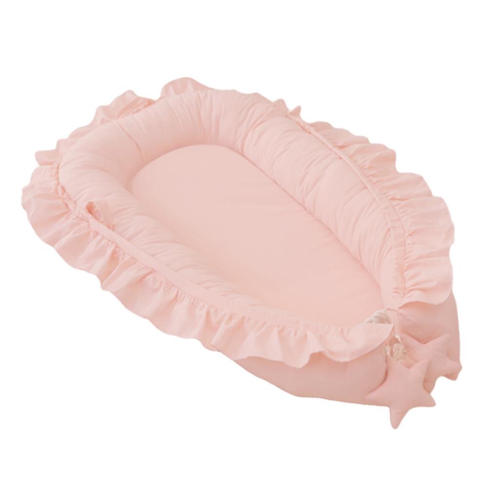 Bærbar baby reden seng til drenge piger rejseseng spædbarn bomuld vugge krybbe baby bassinet nyfødt seng