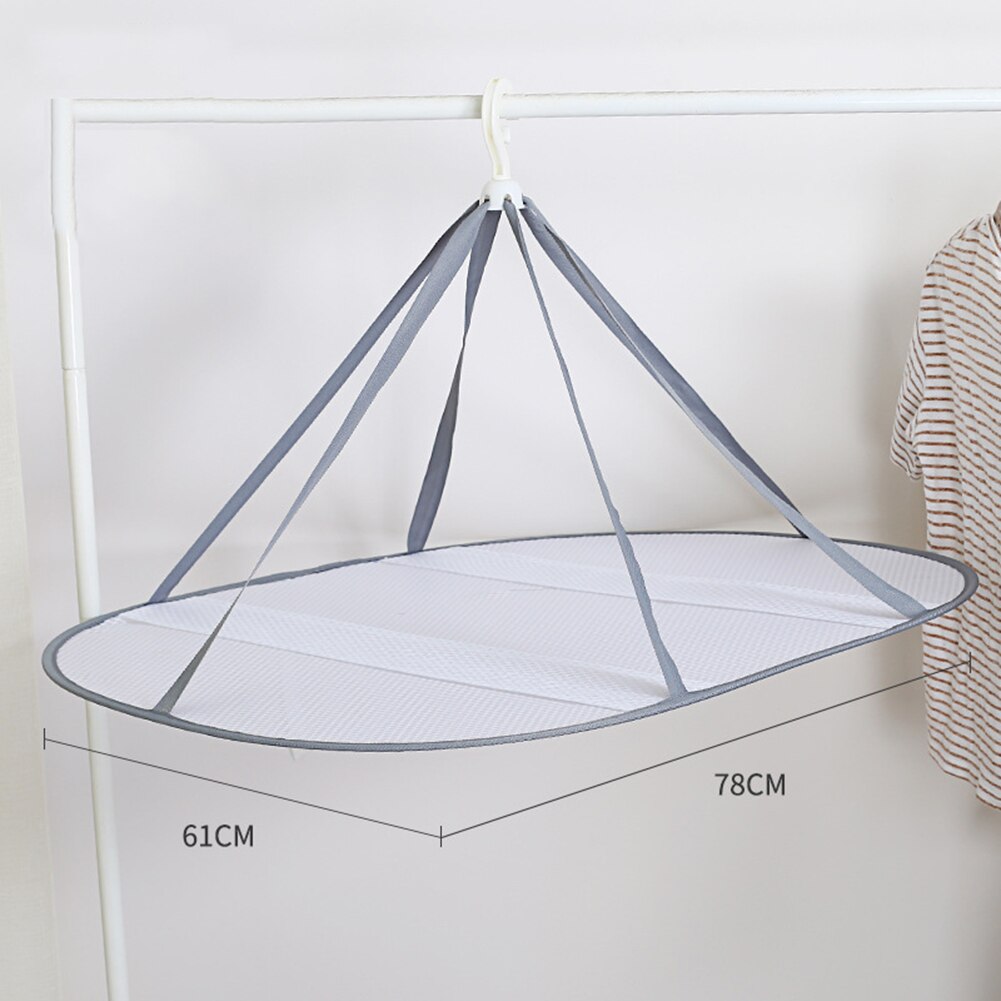 Mesh Clothes Hanging Dryer Abrasion Resistant Sweater Drying Basket Racks Hanging Clothes Laundry Net Mesh Basket Dryer Net