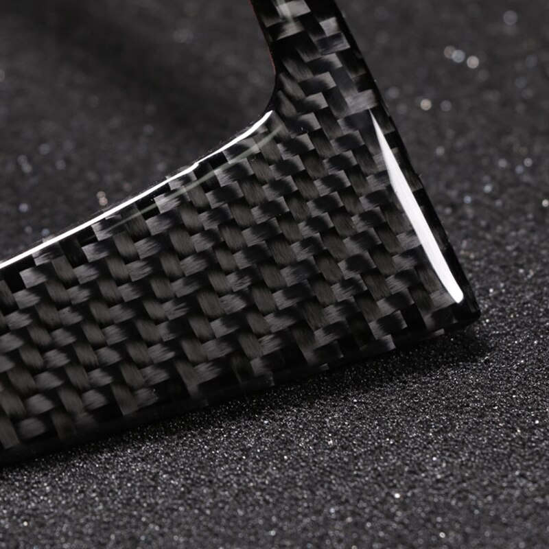 Car Styling Decorative Carbon Fiber Gear Central Control Panel Sticker Decal For Mercedes-Benz C Class W204 2007-13