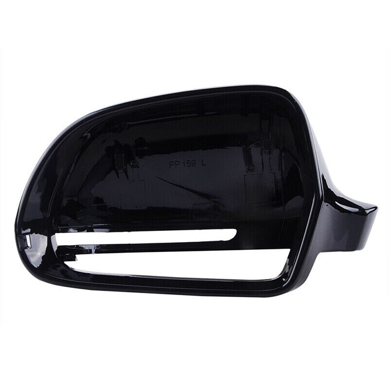 Wing Mirror Cover Cap Trim For- A3 A4 B8 S4 A5 S5 8T Q3 Gloss Black