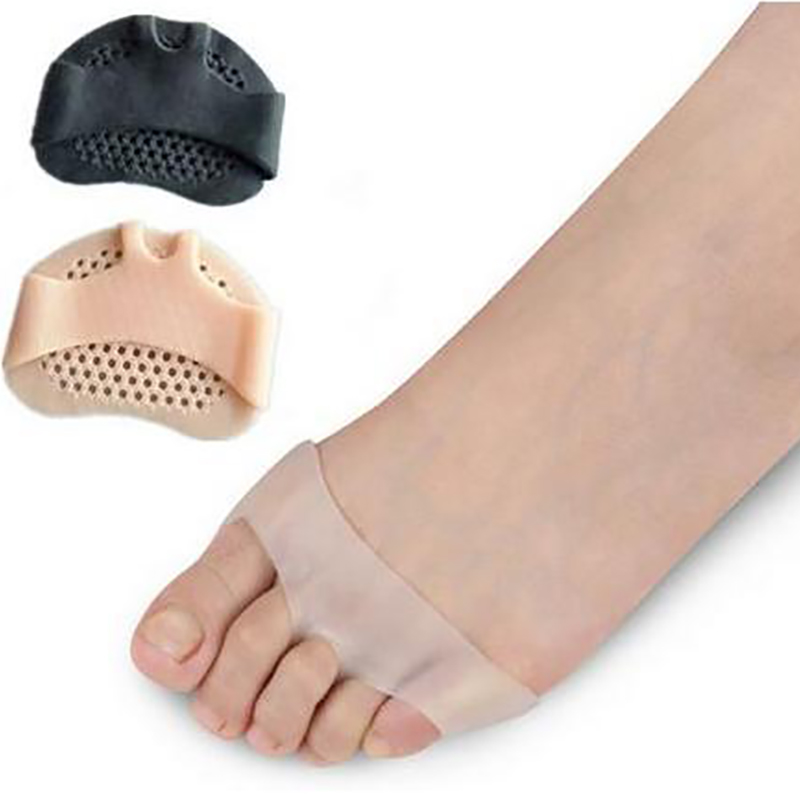 Silicone Forefoot Pads Metatarsal Pads Pain Relief Orthosis Foot Massage Slip Protection High Heel Elastic Cushion Foot Care