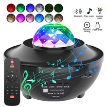 Galaxis Projektor Lampe Bunte sternenklar Himmel Stern Projektor USB Bluetooth Stimme Kontrolle Musik Spieler LED Nachtlicht Schlafzimmer Dekor