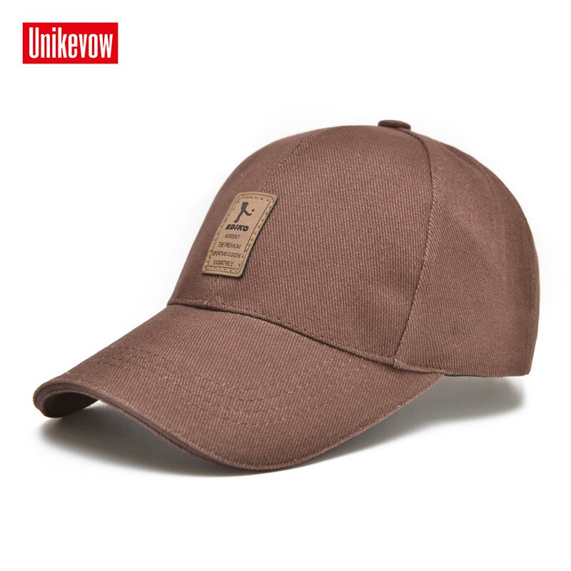 UNIKEVOW 9 Kleuren Baseball Cap mannen Verstelbare Cap Casual leisure hoeden Effen Kleur Mode Snapback Zomer Herfst hoed