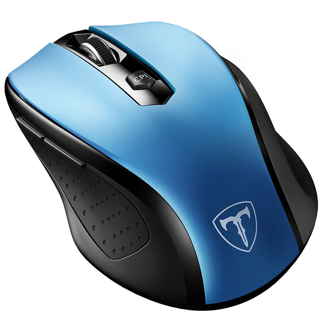 VicTsing — Souris ss fil 2,4 GHz, 2400 DPI, économie d&#39;énergie, PC, Laptop, périphérique non filaire, 6 boutons, ergonomique, basse consommation, MM057 pour ordinateur fixe et portable