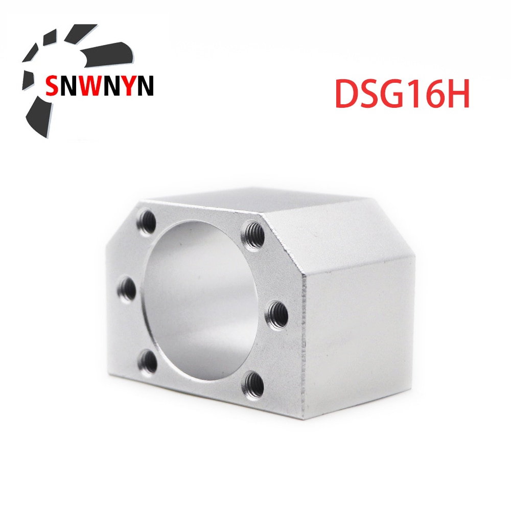 Tornillo de bola SFU1605, soporte de montaje de Material de aleación de aluminio, asiento de carcasa, piezas CNC para Juego de pernos de tornillo de bola 1605, 1 ud.