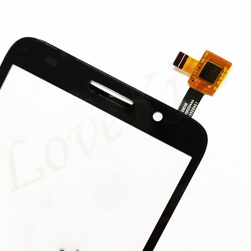 Panel frontal para teléfono móvil, cubierta de cristal digitalizador con Sensor de pantalla táctil LCD, compatible con modelo de teléfono móvil, modelo de 5,0, 5015D, 5015A, 5015X, OT5015, 5015