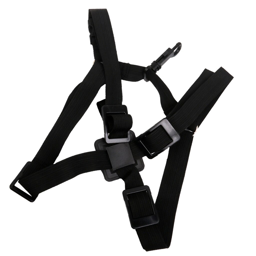 Verstelbare Nylon Tenor Bariton Sax Saxofoon Harnas Schouderband Voor Universele Saxofoons Zwart