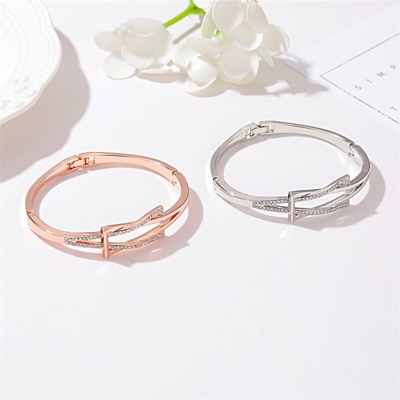 Stainless Steel Square Bracelet Charms Geometry Bracelets Vintage Jewelry Accessories Women Weddings Party Gold Color