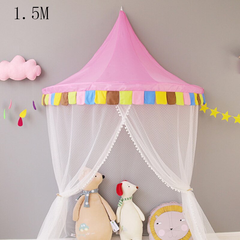 Moustiquaire décorative murale suspendue pour bébé | Tente de lit, tente de jeux pour enfants, maison de la tente de jeux, rideau pour berceau, pour enfant en bas âge: 4