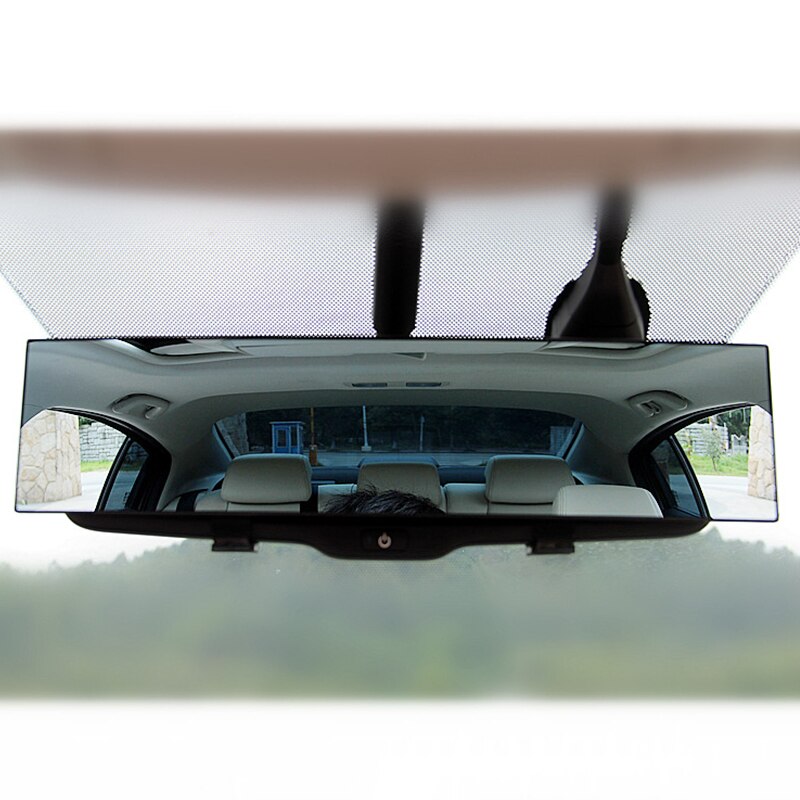 Car Rear View Mirror Wide-angle Panoramic Rearview Mirror Auto Reverse Back Parking Reference Rear Mirrors 30cm Car Accessories