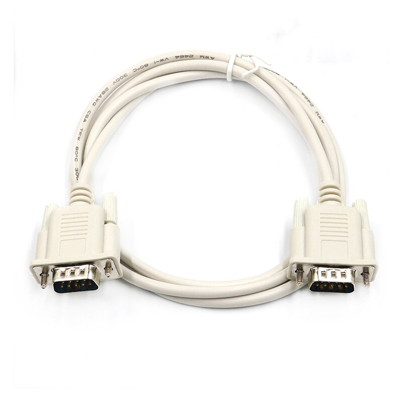 Cable Serial macho a hembra/macho a macho/hembra a hembra cable serial DB9 cable de extensión RS232 de aproximadamente 1,4 metros: male to male