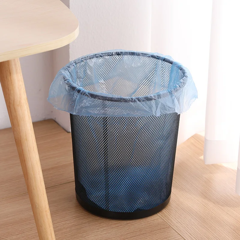 Metal Wire Mesh Trash Can for Home Office Kitchen Living Room Bathroom Metal Trash Bin Durable Waste Paper Basket