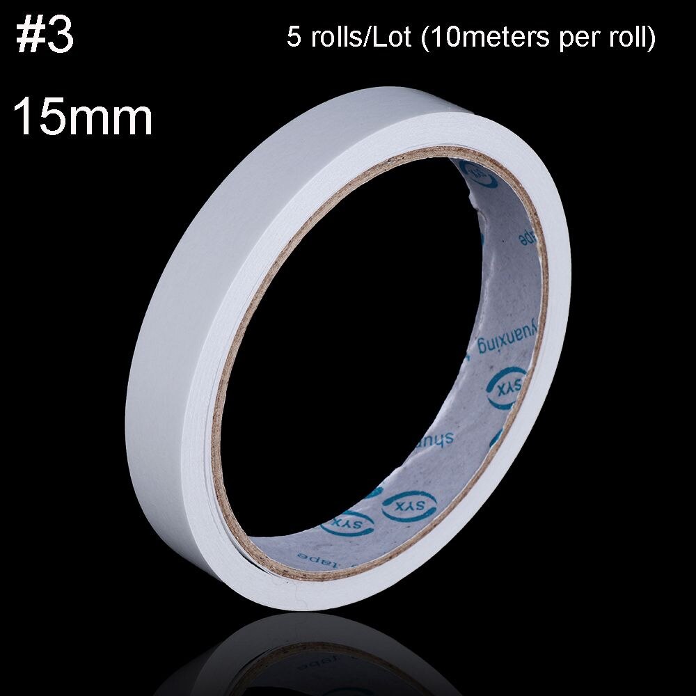 Ruban adhésif Double face puissant, 5 rouleaux/lot, pour montage, tampon de fixation: 15MM 155