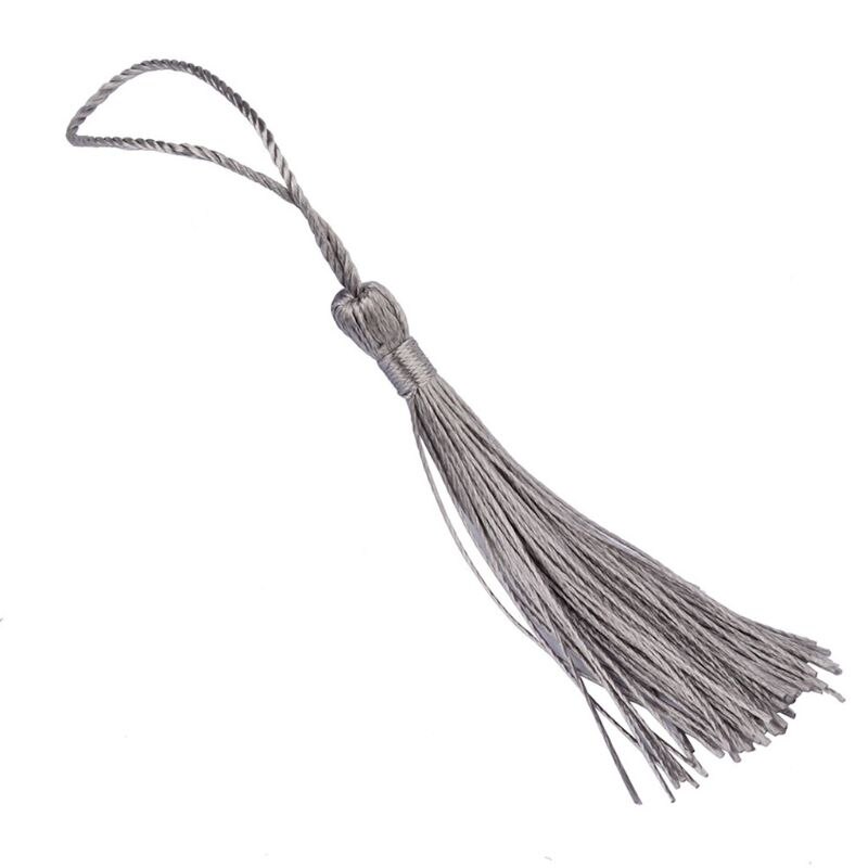Buddha Bead Counter Decoration Polyester Tassels with Hanging Ring Silk Sewing Bang Trim Decorative Key Tassels Decor: GY