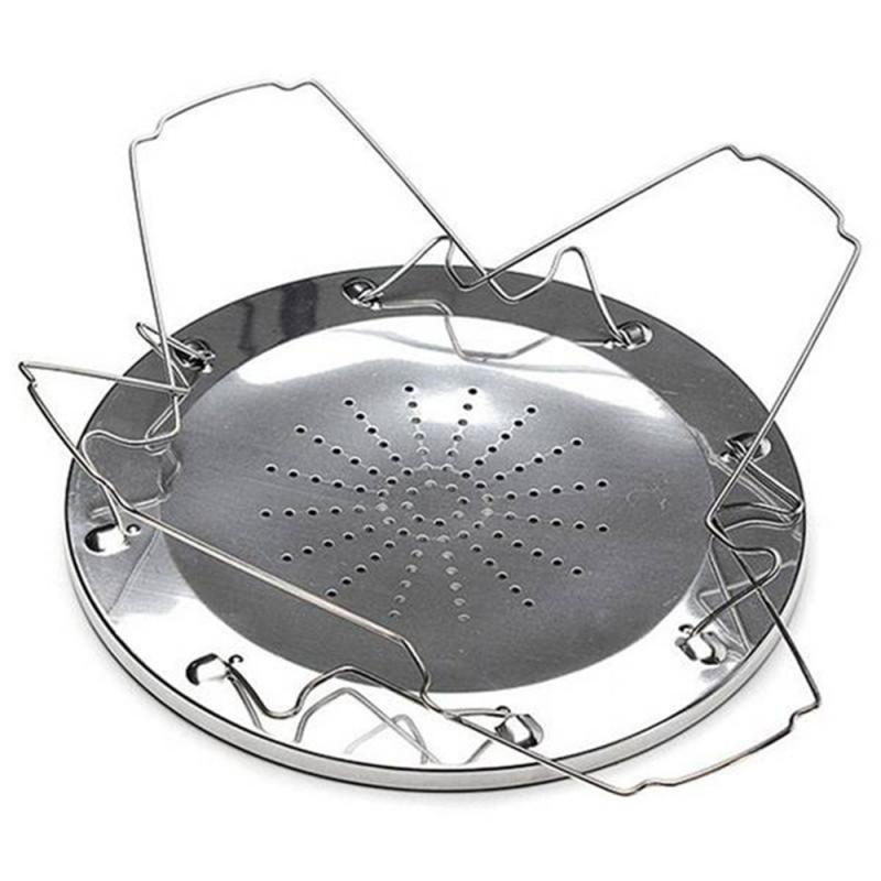 4 Slice Camping Bread Toast Tray Stainless Steel Folding Toaster Bread Toast Toaster Rack