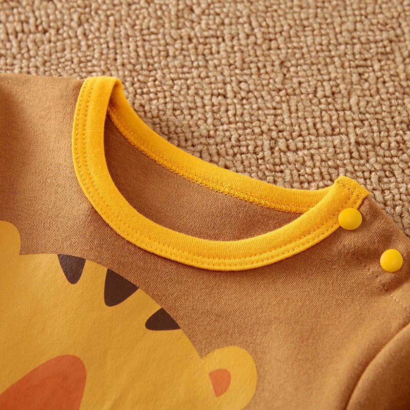Baby Junge Kleidung Neugeborenen Strampler Overall 100% Baumwolle Tiger drucken Kostüm Kleinkind Karikatur Neue Geboren 0 zu 3 6 9 12 18 monate