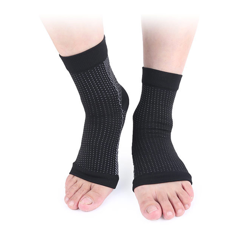 1 paar fußengel Anti-ermüdungs-kompressions-fußmanschetten mit knöchelunterstützung, fahrrad-, Basketball- und sportsocken für draussen-aktivitäzehn, herren-knöchelbandage