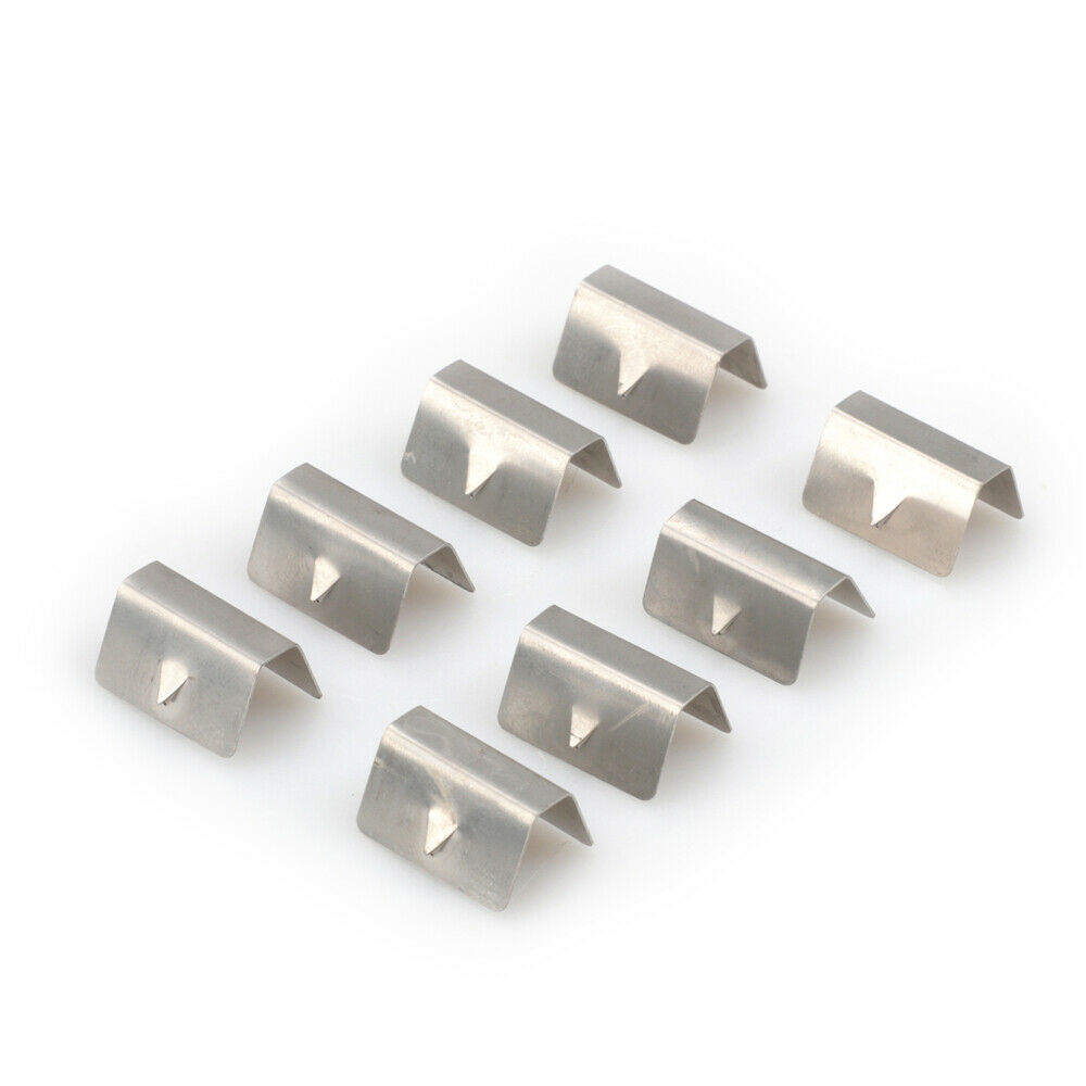 Metall sned clip fixing vindavvisare vindruta 8 st för heko  g3 sned väderavvisare kanal hållbar