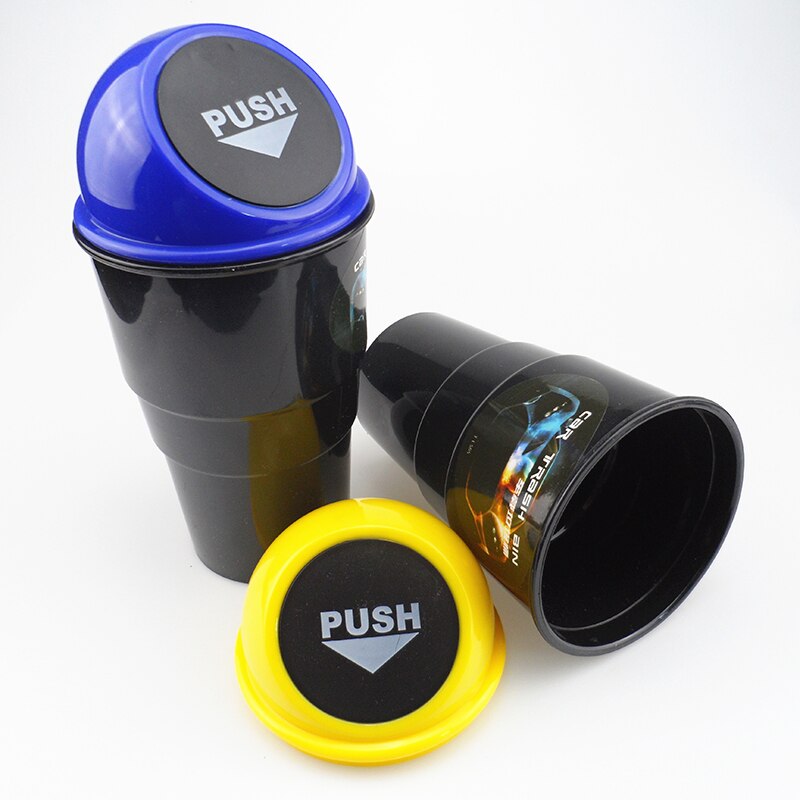 ZYBAISHUN Car Trash Bin For Volvo S40 S60 S80 XC60 XC90 V40 V60 C30 XC70 V70