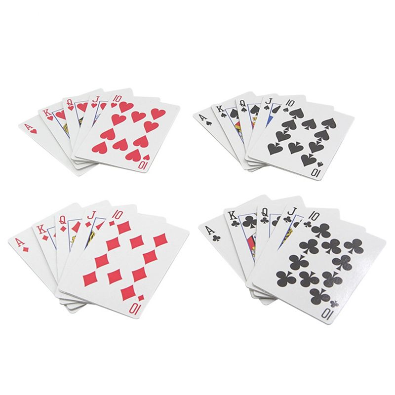 5pcs Metal Playing Card, Flying Card, Dart Magic Toy Tricks Props