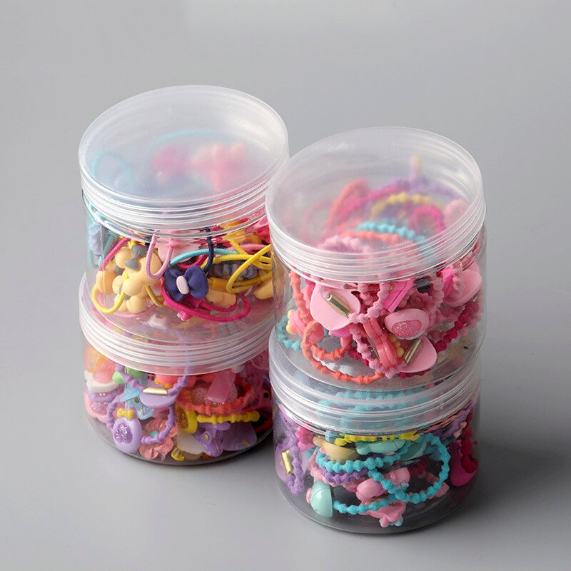 20/40 stuks kleurrijke elastische haarbanden voor meisjes, leuke haarelastiekjes voor kinderen, paardenstaarthouders, scrunchie en haaraccessoires.