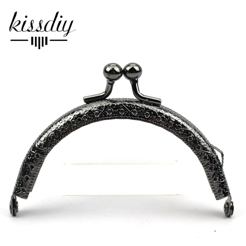 KISSDIY 10 pcs/lot 8.5cm 5 Color mix Metal Purse Frame kiss clasp Handle for Bag Sewing Craft Tailor Sewer bag accessory