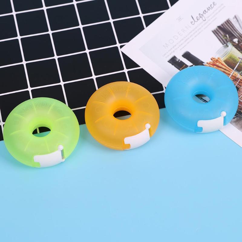 ALLOYSEED Portable Donut Tape Dispenser Invisible Tape Cutter Holder Stand Student School Office Stationery Supplies