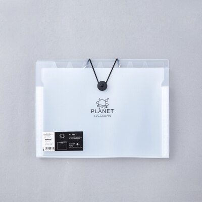 Expanding Wallet Document Bag Transparent A4 File Folder Expandable File Organizer Filling Products School Office Supplies: 8 slots palnet