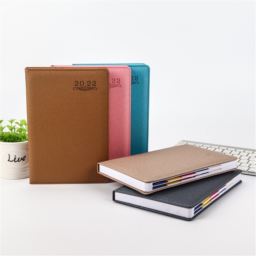 2022 A5 Planner Notebook Writing Notepads Planner Schedule Book Office Accessories Personal Diary Agendas Notebook