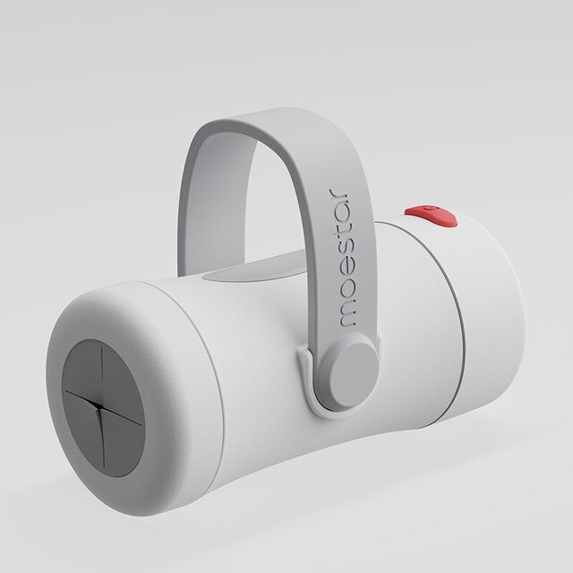 Xiaomi MOESTAR UFO 2.6m Retractable Pet Leash Rechargeable LED Night Light 50kg Static Tension Dog Traction Rope: Poop Pickup Box