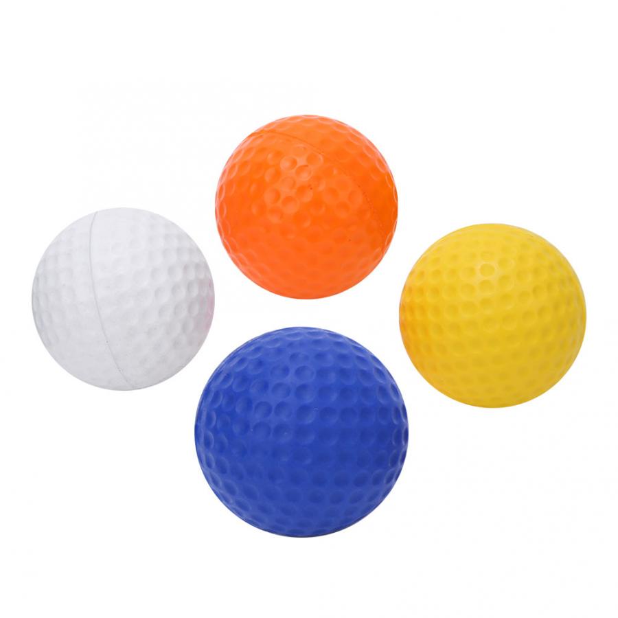 Bollar set 12 st pu barn barn bollar färgglada elastiska golfbollar set träning träning tillbehör tillbehör