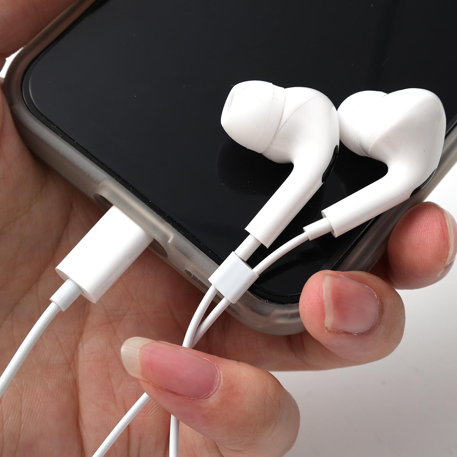 Bedrade oordopjes usb-c in-ear oordopjes met microfoon stereo headset universele muziekbediening type-c hoofdtelefoon met clips