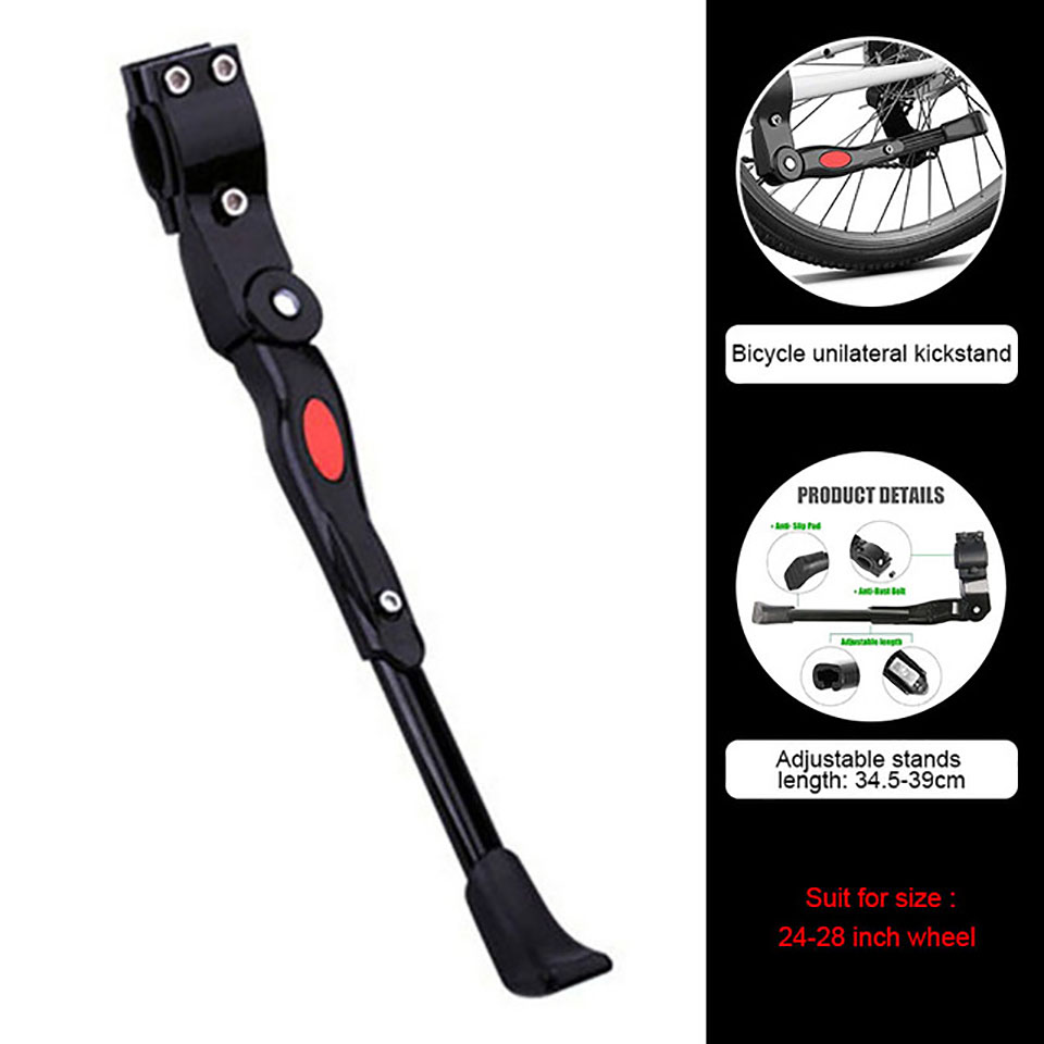 2 Legs Stand Center Mount Double Leg Parking Rack Bike Kickstand Adjust Height fits most 24" 26" 28" Bicycle: D
