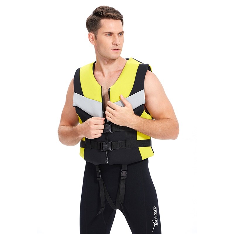Odkryty Rafting Neopreen Zwemvest dla dzieci i mężczyzn Snorkelen Slij profesjonalne drifting ntage Vissen Kajakken