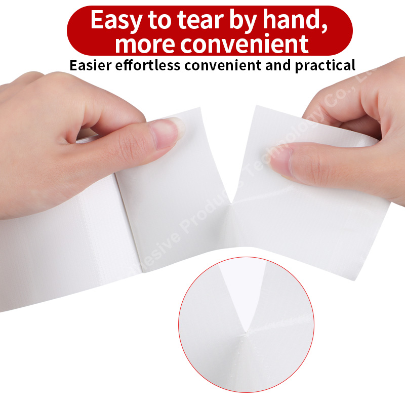 Nastro per tubazioni bianco, adesivo forte su un assolo lato per carichi pesanti, impermeabile ad alta resistenza, adatto per uso interno ed esterno