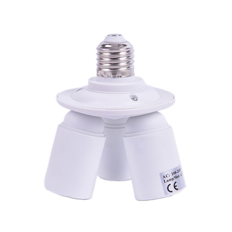 3 i 1 e27 utgangspunkt stikkontakt splitter lys lampe adapter holder holder omformer