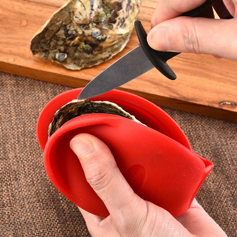 Auster Shucking Hand Clip Auster Shucker Schalentiere Öffner Werkzeug Küche Werkzeug Für Meeresfrüchte Auster Messer Öffner Werkzeug