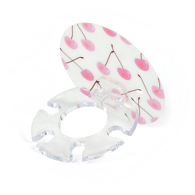 1PC Plastic Toothbrush Holder Toothpaste Bathroom Storage Rack Shaver Tooth Brush Bathroom Organizer Accessories Household Item: cherry