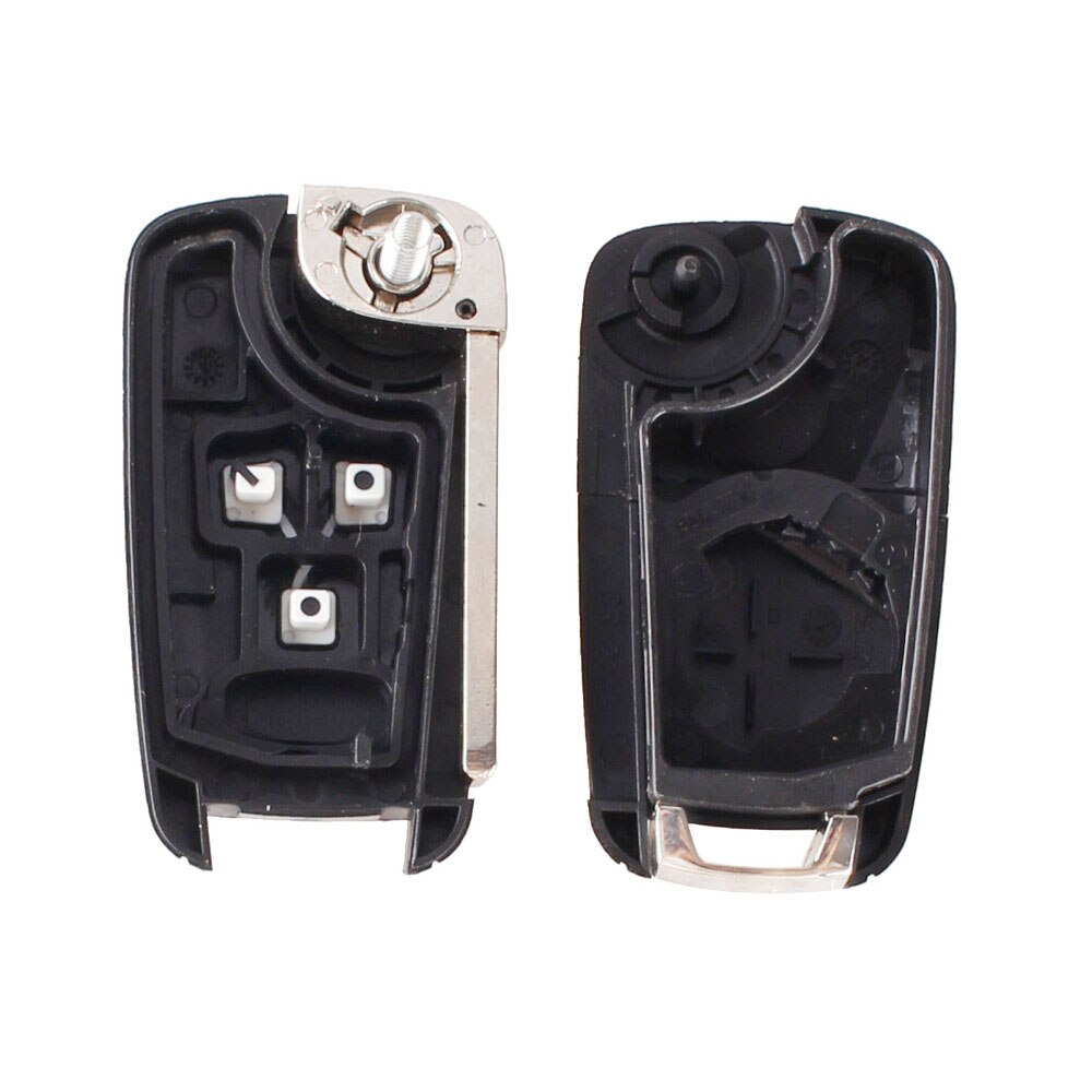 Dandke-carcasa de llave de coche plegable con 2/3 botones, mando a distancia, funda Fob para Opel, Vauxhall, Astra H, Insignia J, Vectra C, Corsa D, Zafira G