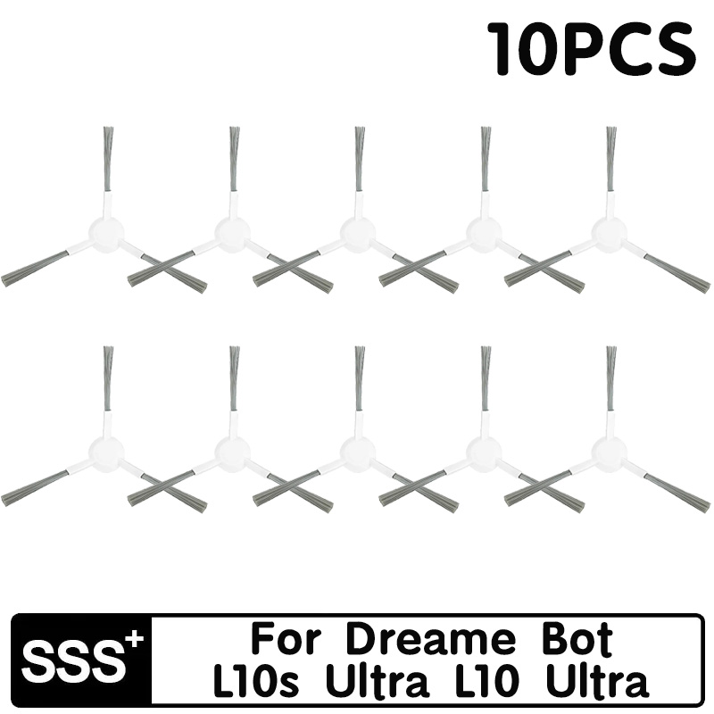 Voor Dreame Bot L10s Ultra L10 Ultra Robot Stofzuiger Onderdelen Rubberen Zijborstel Hepa Filter Mop Rag Stofzak Optioneel: plum