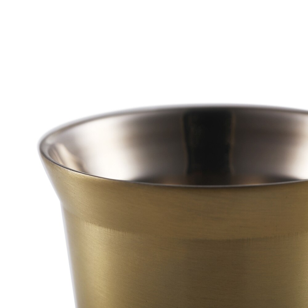 Tasse à expresso à Double paroi en acier inoxydable 80ml, isolant, en forme de Capsule, mignon, Thermo