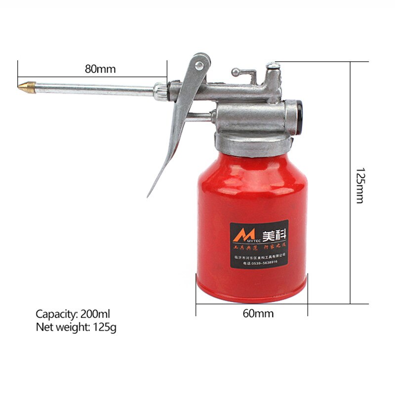 Aceitera, aceite lubricante, máquina de metal y plástico, recipiente para aceite, manguera extendida, bomba de alta presión, pistolas de grasa, herramienta de reparación de automóviles