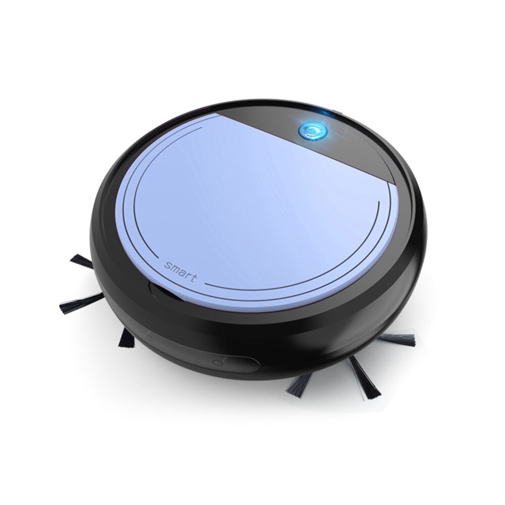 Machine intelligente Mini Robot de nettoyage aspirateur automatique USB chargeur balayeuse pratique Portable machine de nettoyage à sec et humide: Rose